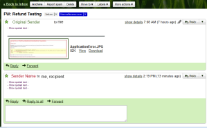 gfail screenshot of thread view gone wrong