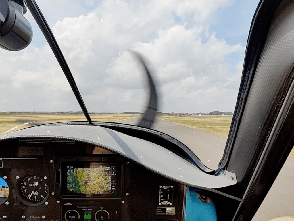 Landing a Pipistrel Velis Electro, an electrified trainer aircraft